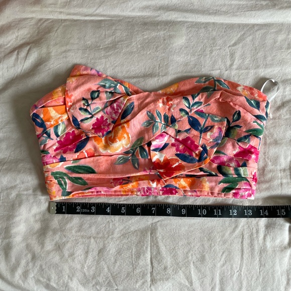 NWOT Lovers+Friends Twist Turn Sunset Floral Small - Picture 8 of 10